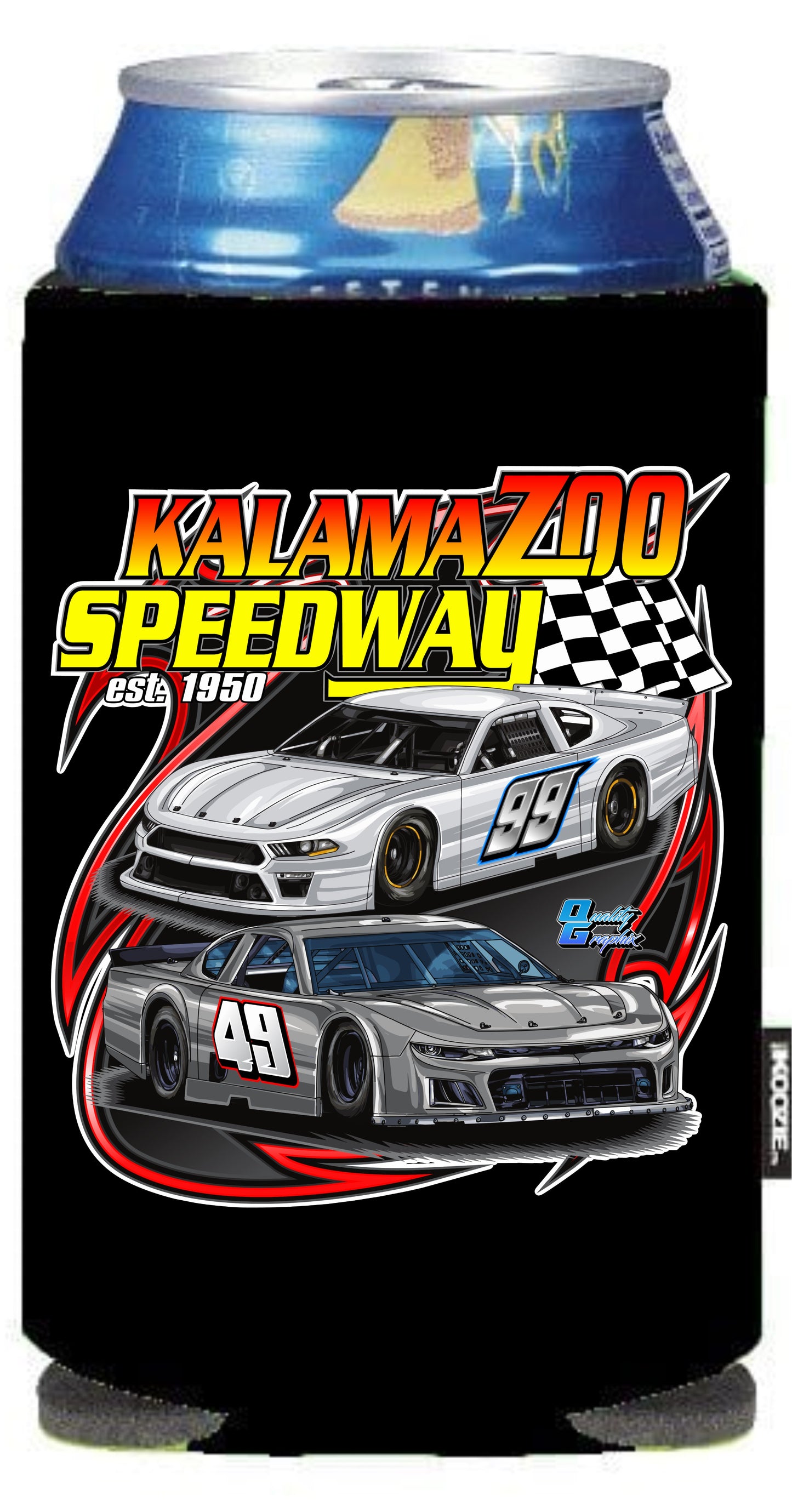 Kalamazoo Speedway Can Koozie