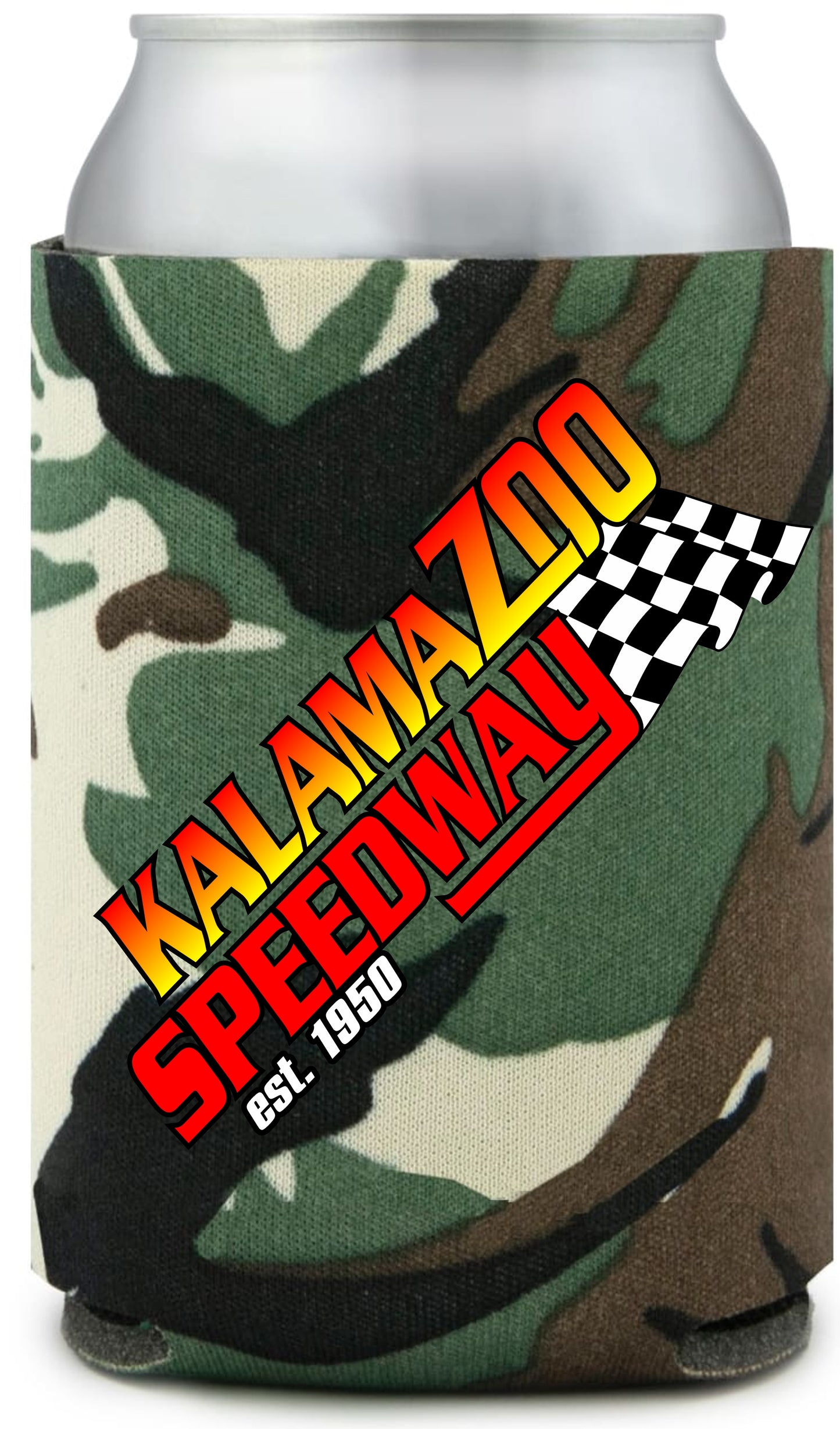 Kalamazoo Speedway Can Koozie