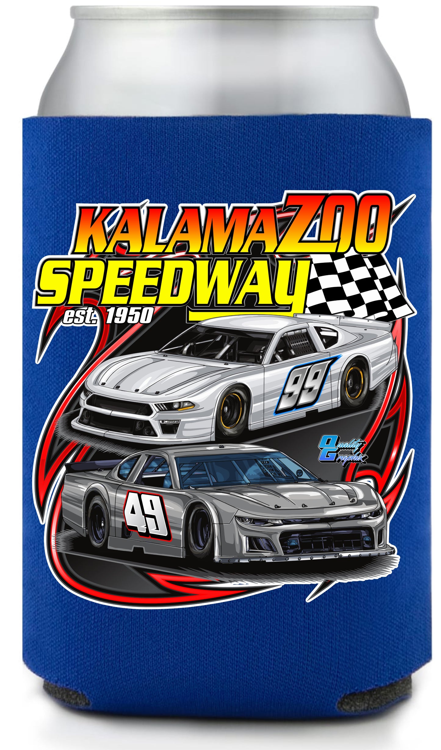 Kalamazoo Speedway Can Koozie