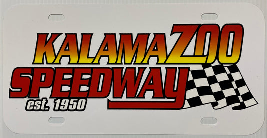 Kalamazoo Speedway License Plate