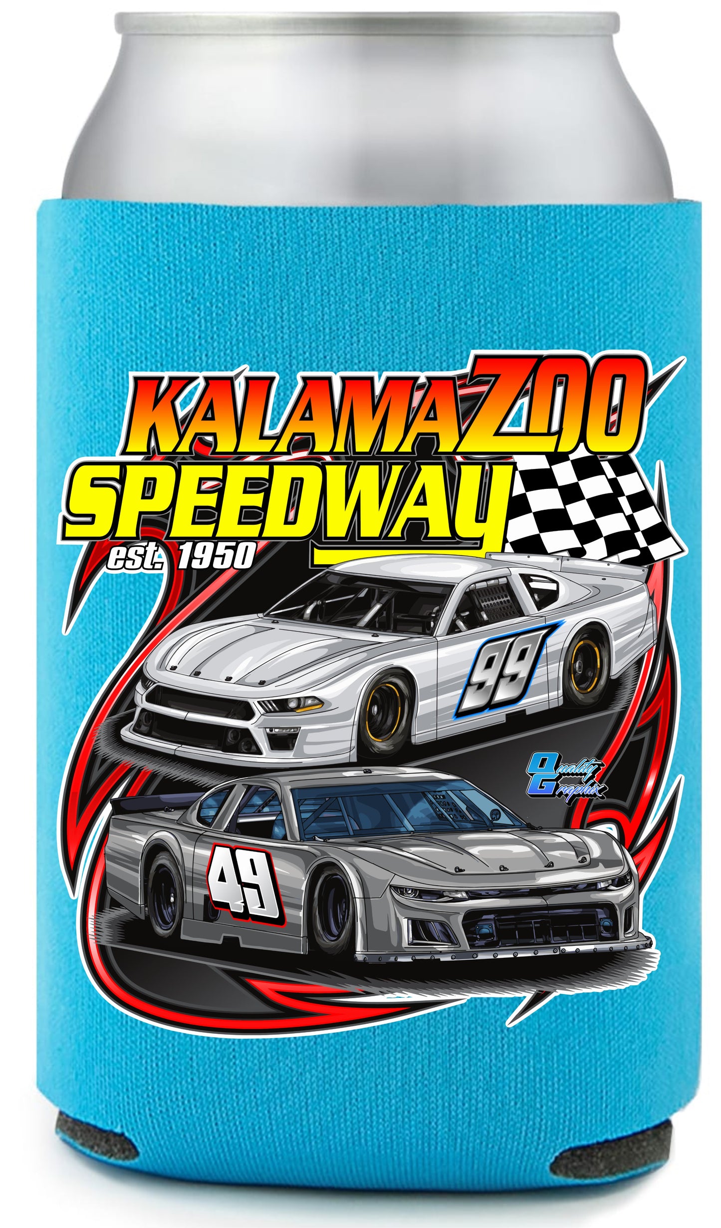 Kalamazoo Speedway Can Koozie