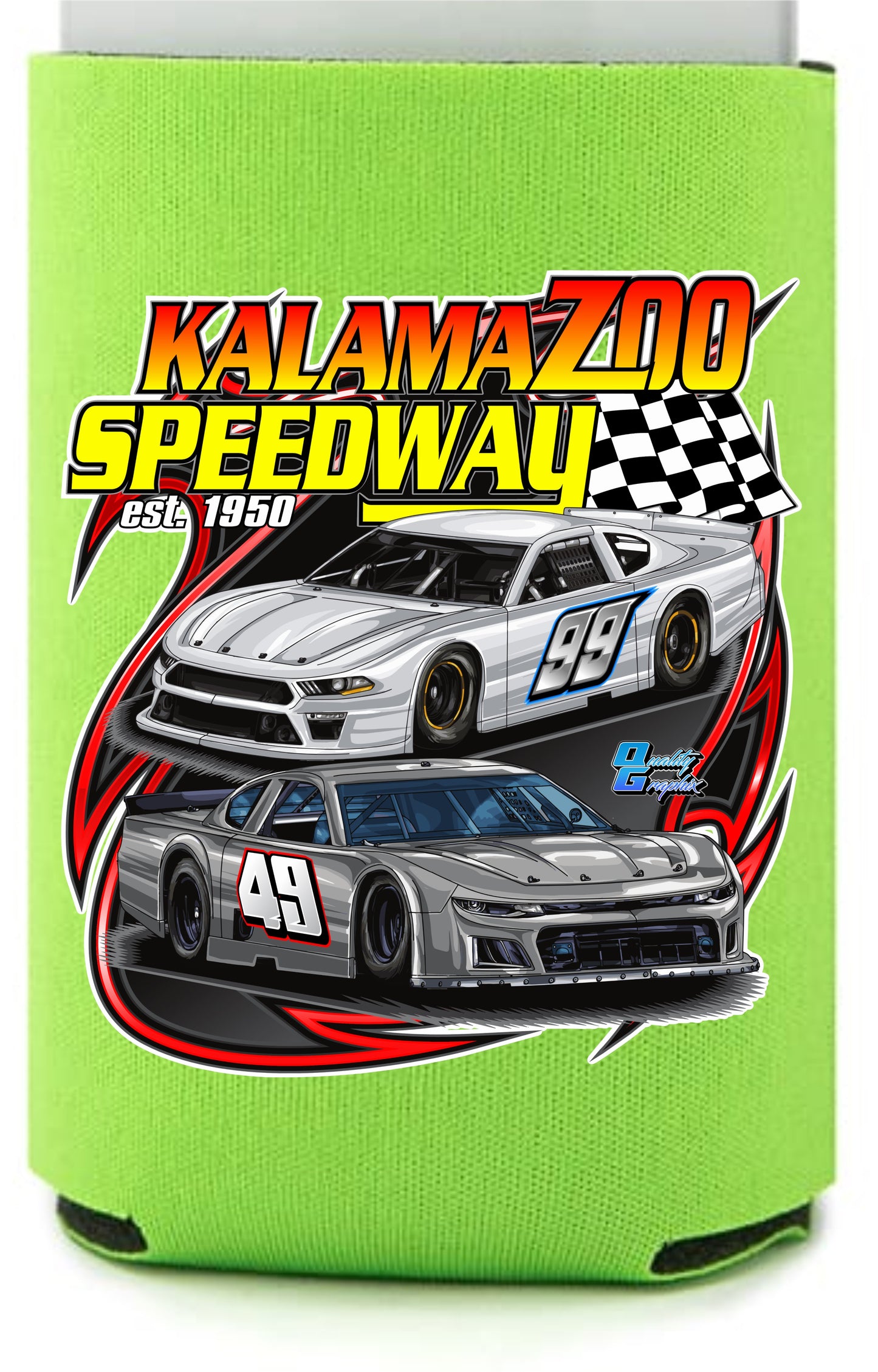 Kalamazoo Speedway Can Koozie