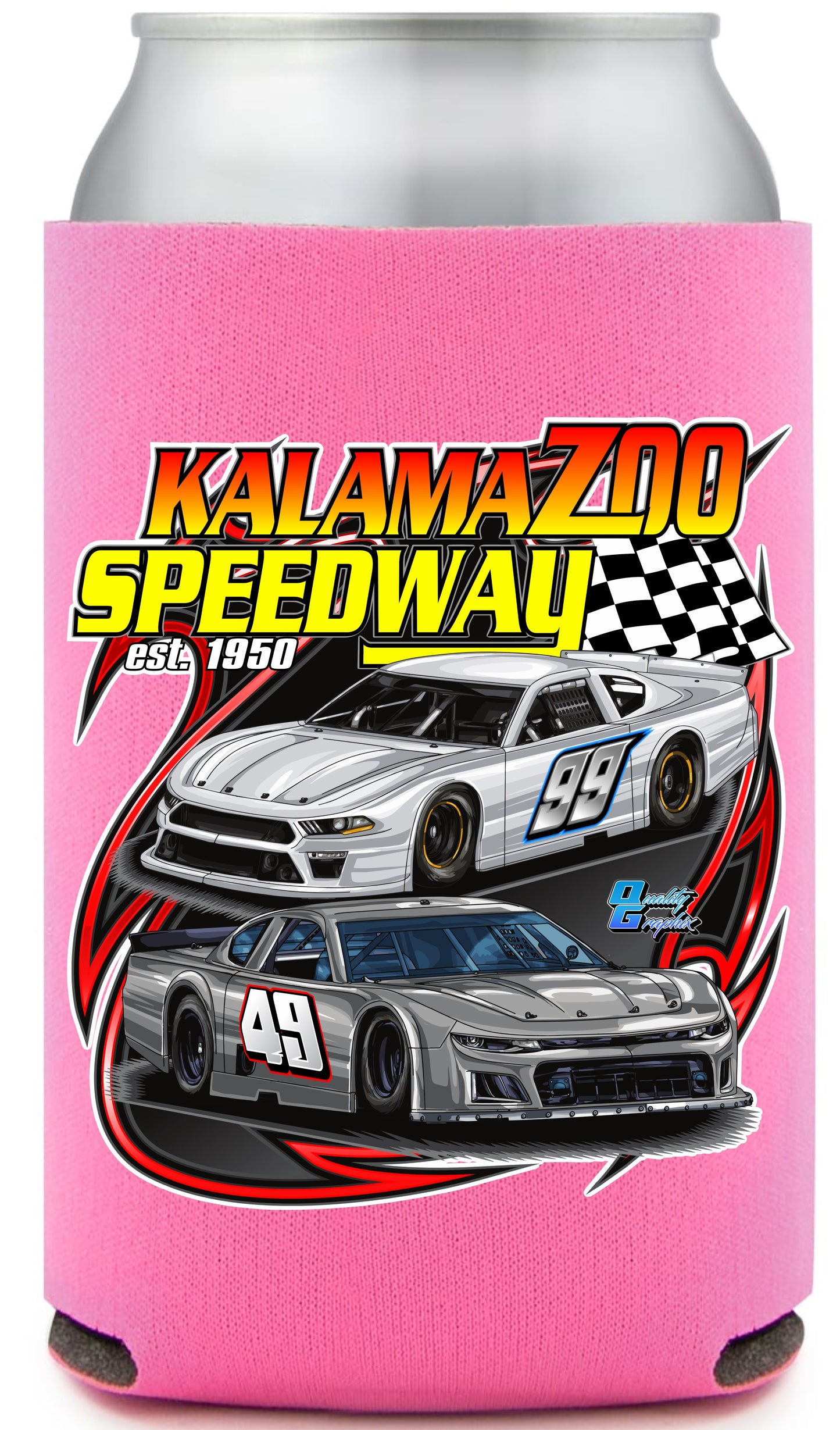 Kalamazoo Speedway Can Koozie