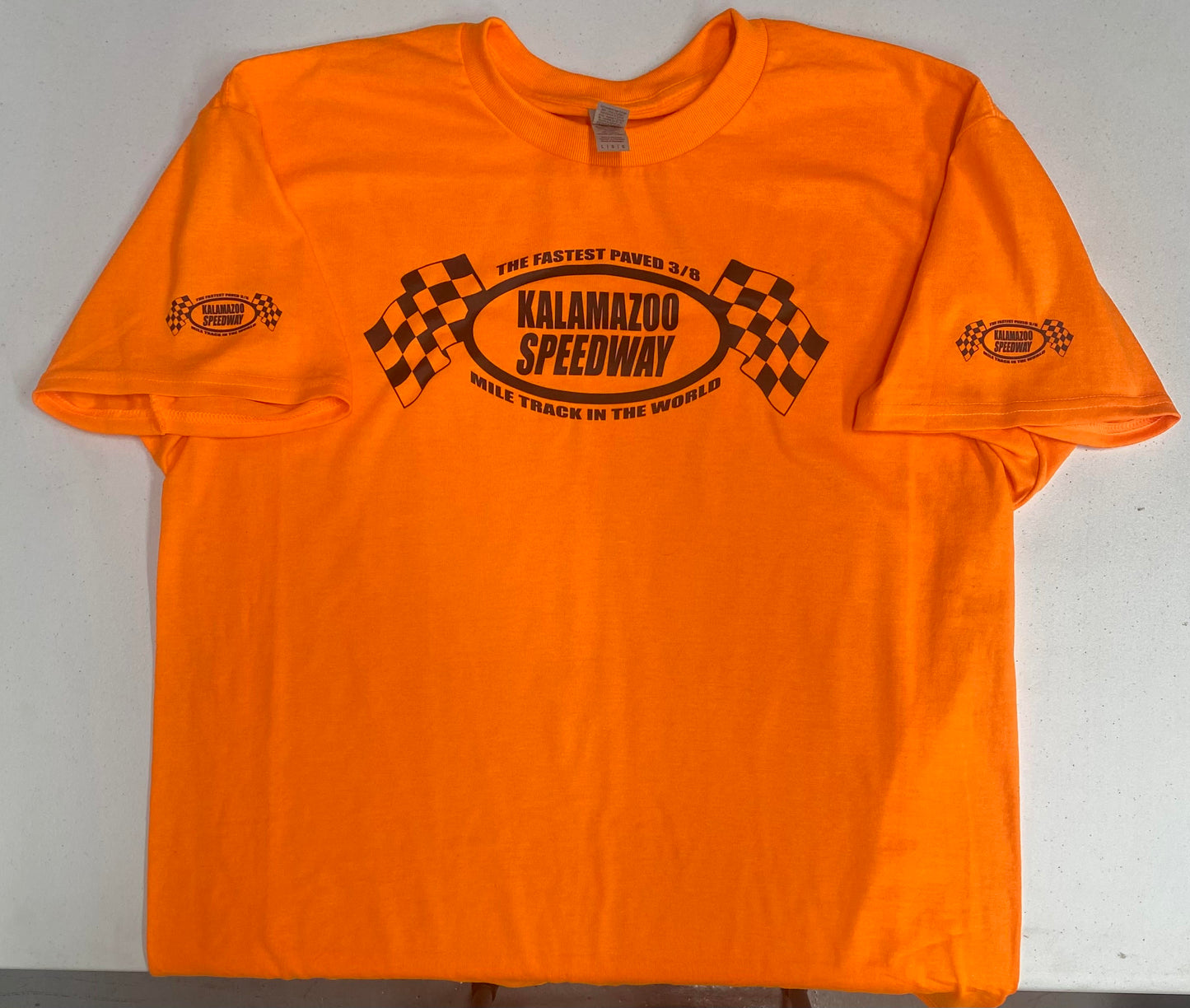 Kalamazoo Speedway Neon T-Shirts Cotton